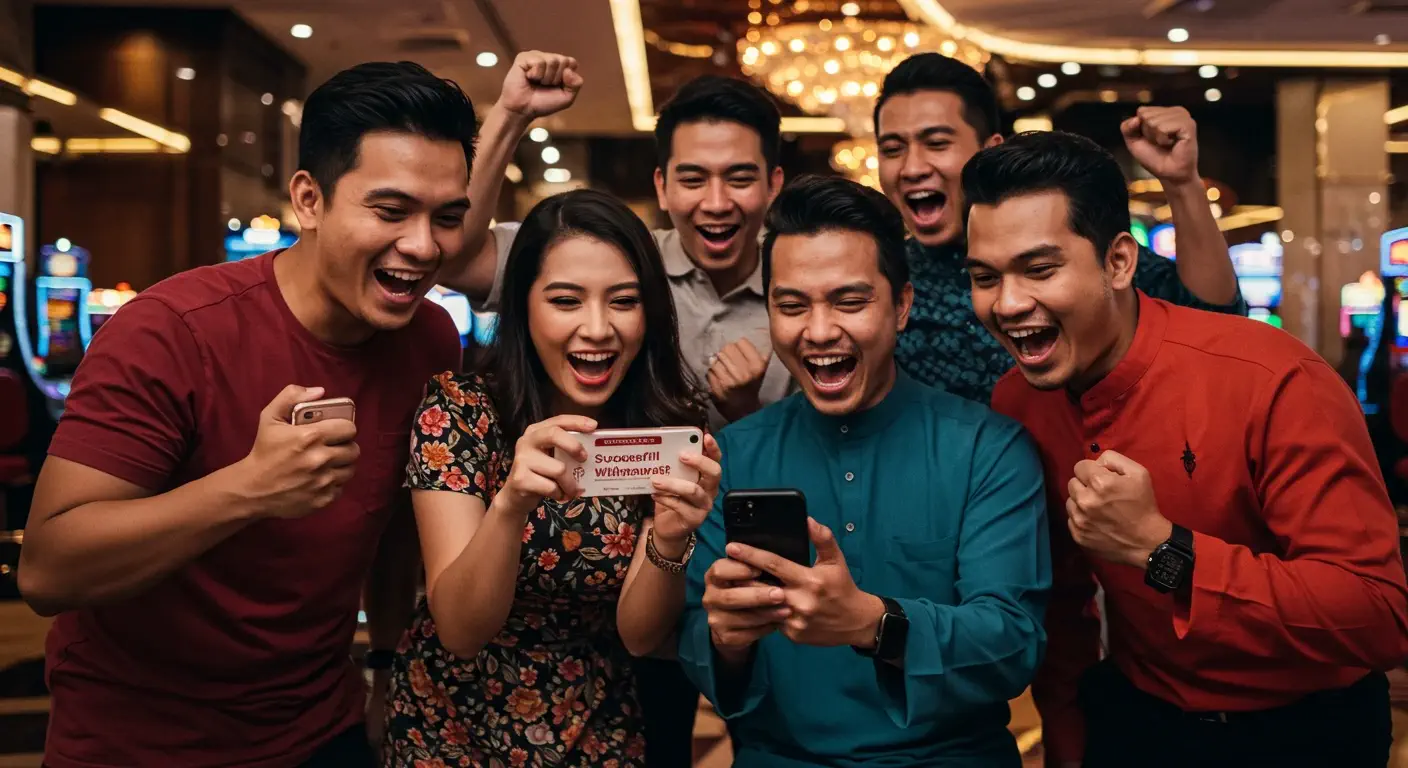 people celebrating